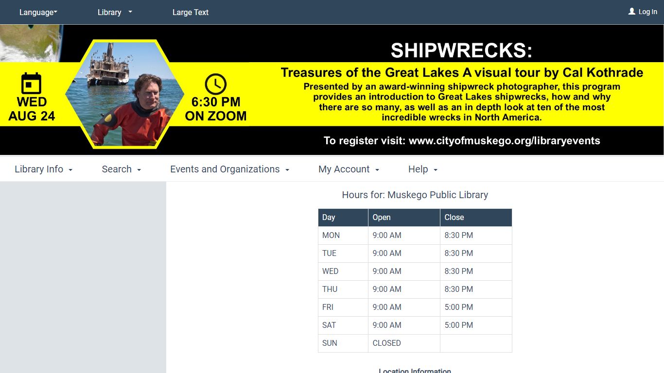 Muskego Public Library - cafelibraries.org